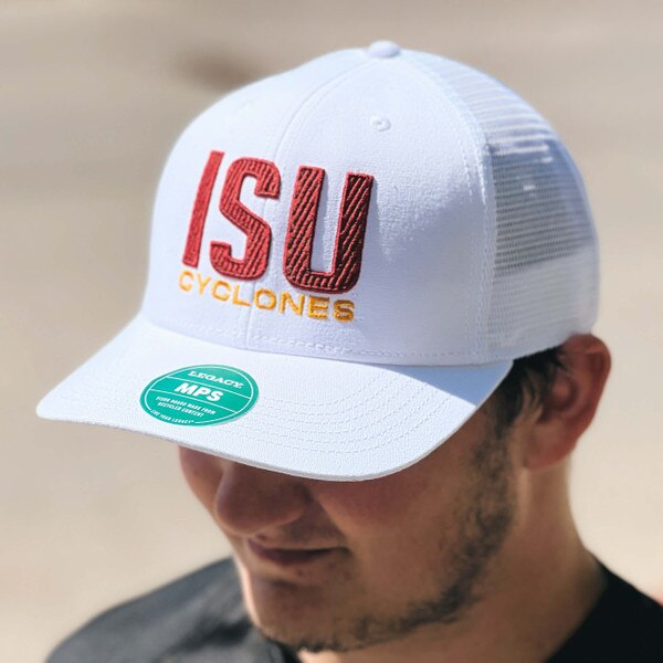 Legacy ISU White Structured Trucker Hat